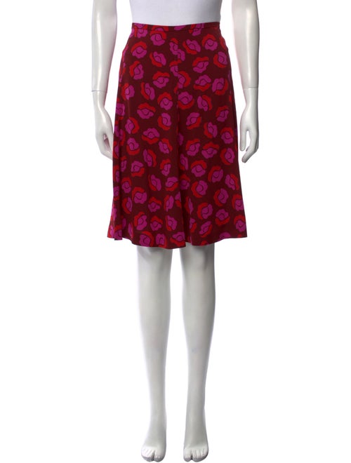 Diane von Furstenberg Silk Knee-Length Skirt