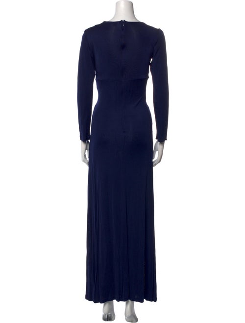 Diane von Furstenberg V-Neck Long Dress