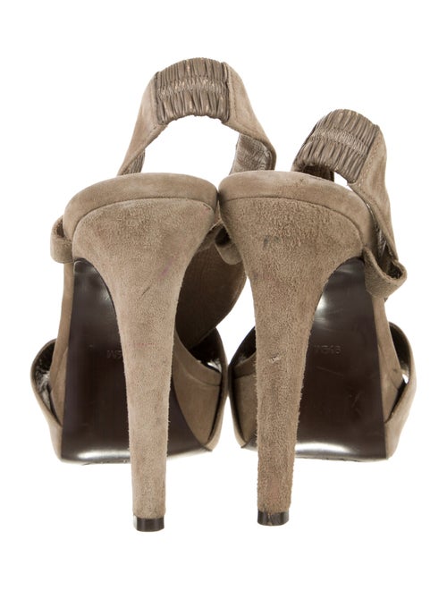 Diane von Furstenberg Suede Slingback Sandals