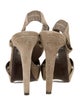 Diane von Furstenberg Suede Slingback Sandals