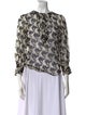 Diane von Furstenberg Silk Printed Blouse