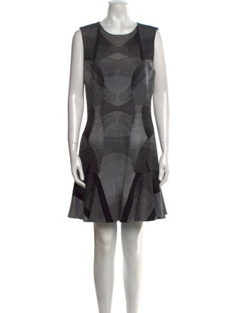 Diane von Furstenberg Plaid Print Mini Dress