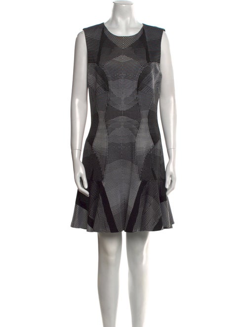 Diane von Furstenberg Plaid Print Mini Dress