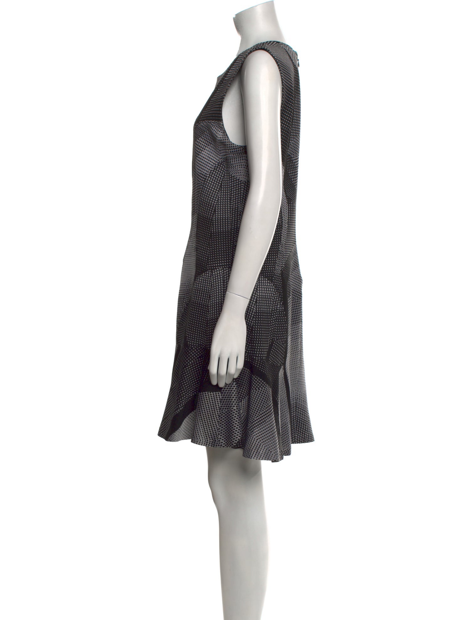 Diane von Furstenberg Plaid Print Mini Dress