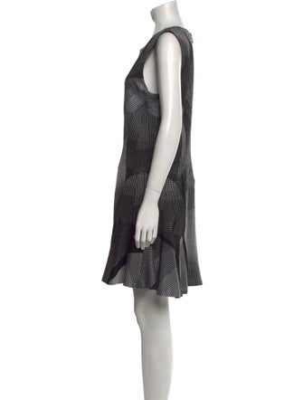 Diane von Furstenberg Plaid Print Mini Dress