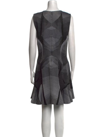 Diane von Furstenberg Plaid Print Mini Dress