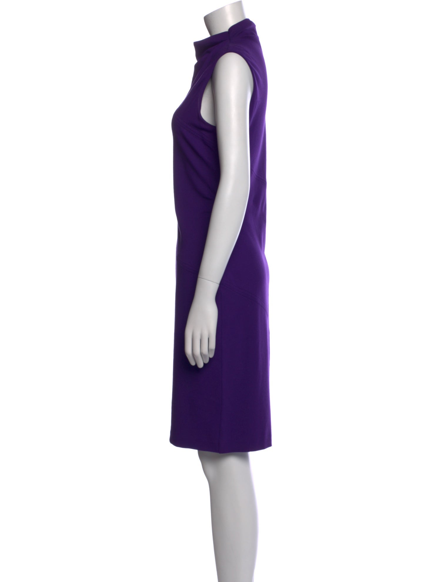 Diane von Furstenberg Turtleneck Knee-Length Dress