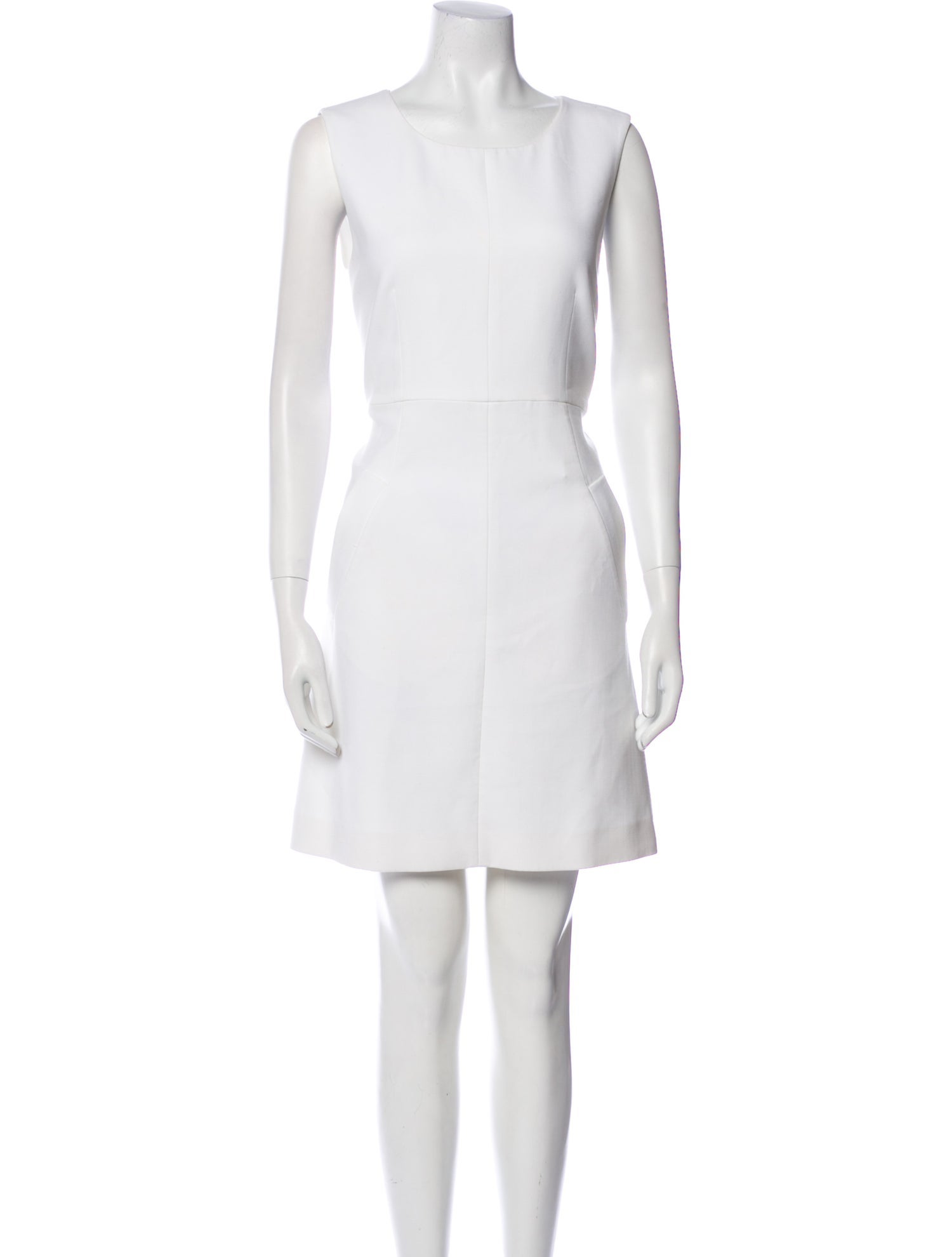 Diane von Furstenberg Scoop Neck Mini Dress