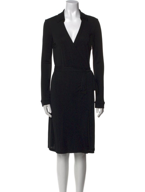 Diane von Furstenberg V-Neck Knee-Length Dress
