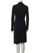 Diane von Furstenberg V-Neck Knee-Length Dress