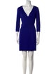 Diane von Furstenberg V-Neck Mini Dress