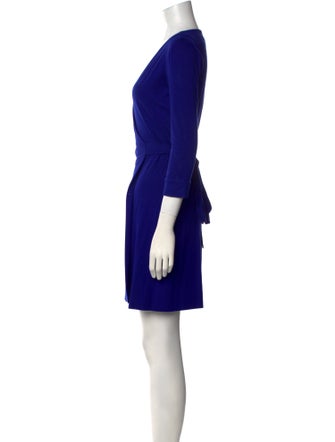 Diane von Furstenberg V-Neck Mini Dress