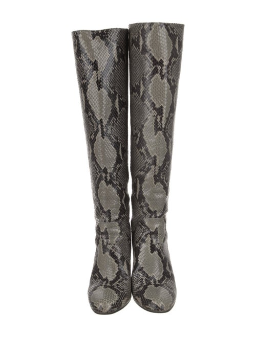 Diane von Furstenberg Snakeskin Animal Print Boots