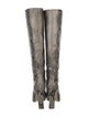 Diane von Furstenberg Snakeskin Animal Print Boots