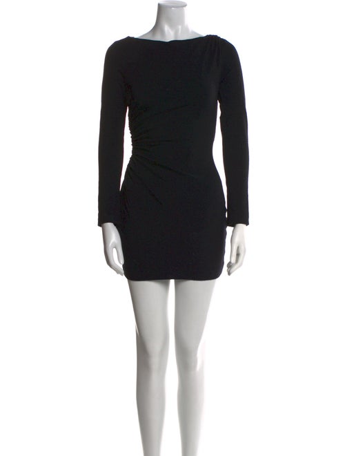 Diane von Furstenberg Bateau Neckline Mini Dress