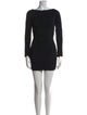 Diane von Furstenberg Bateau Neckline Mini Dress