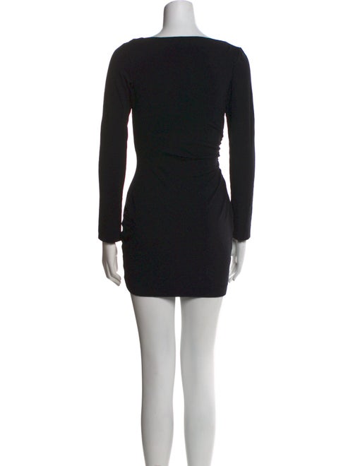Diane von Furstenberg Bateau Neckline Mini Dress