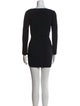 Diane von Furstenberg Bateau Neckline Mini Dress