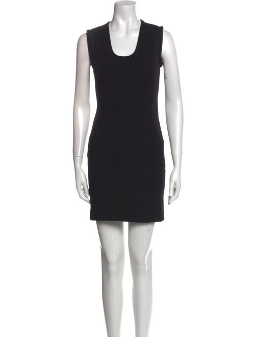Diane von Furstenberg Scoop Neck Mini Dress