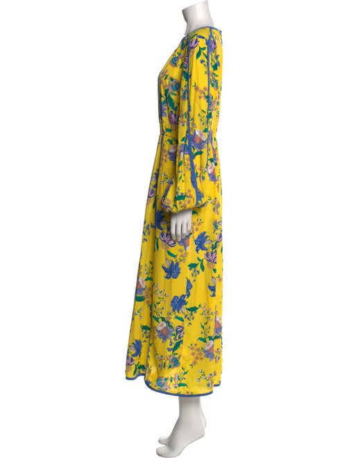 Diane von Furstenberg Floral Print Long Dress