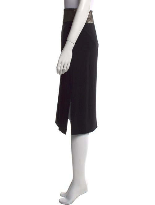 Diane von Furstenberg Glitter Accents Midi Length Skirt