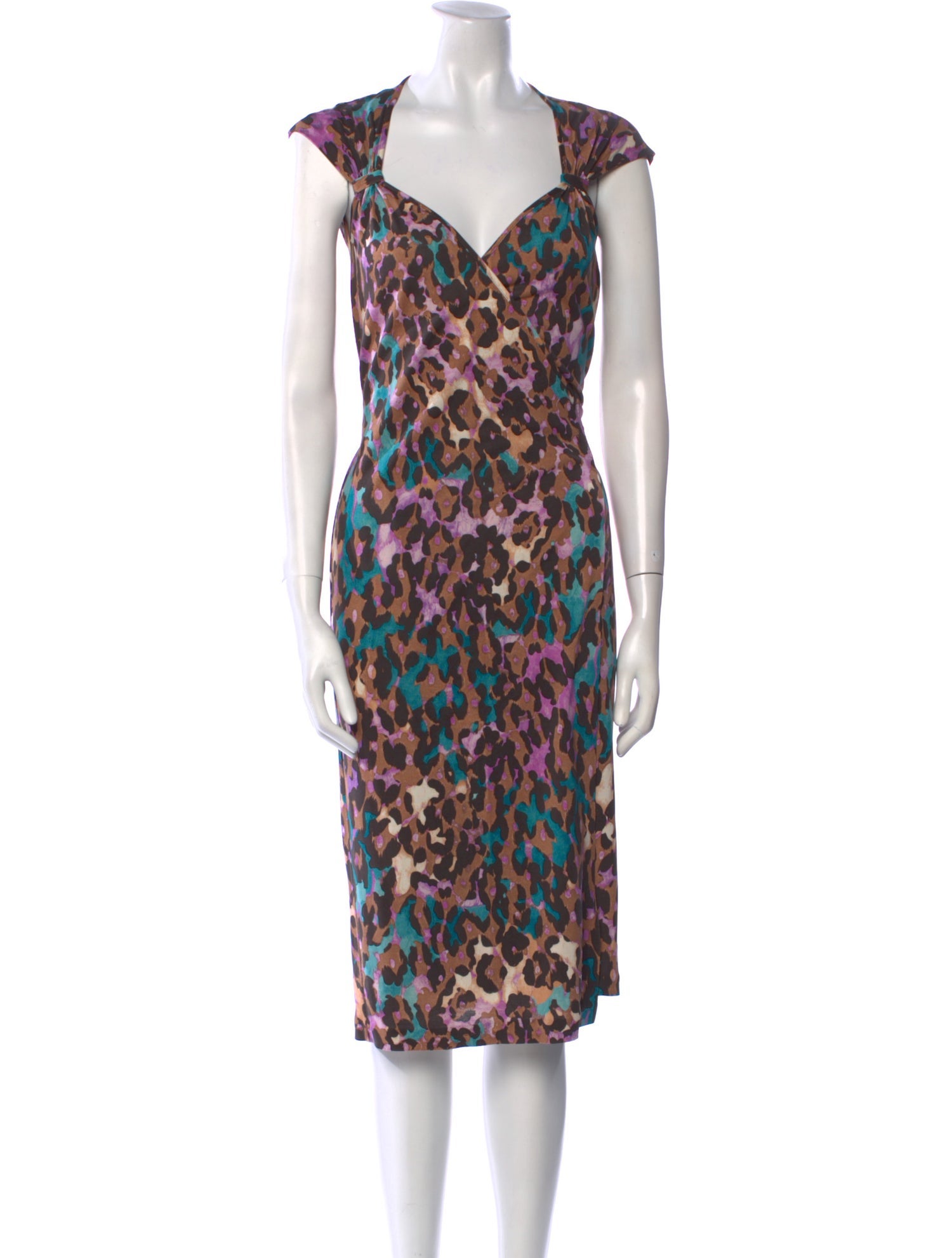 Diane von Furstenberg Silk Midi Length Dress