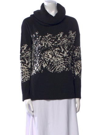 Diane von Furstenberg Merino Wool Printed Sweater