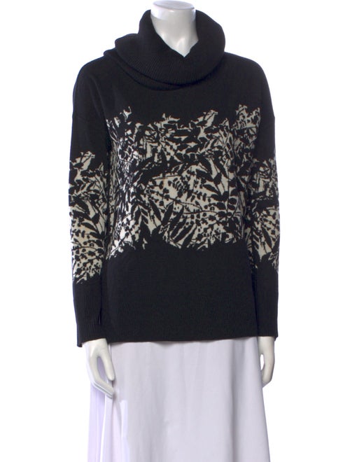 Diane von Furstenberg Merino Wool Printed Sweater