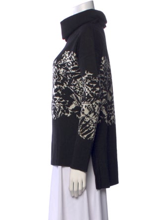 Diane von Furstenberg Merino Wool Printed Sweater