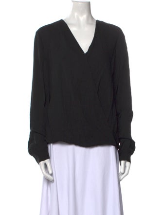 Diane von Furstenberg Silk V-Neck Blouse