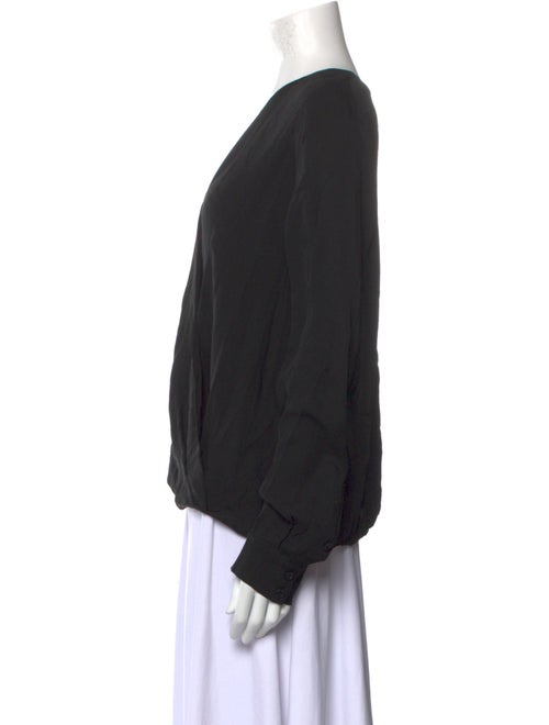 Diane von Furstenberg Silk V-Neck Blouse