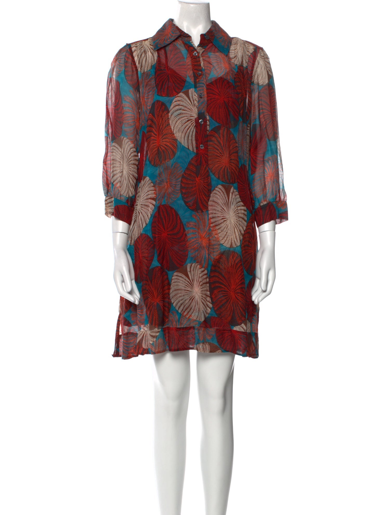 Diane von Furstenberg Printed Mini Dress