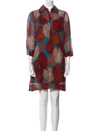 Diane von Furstenberg Printed Mini Dress