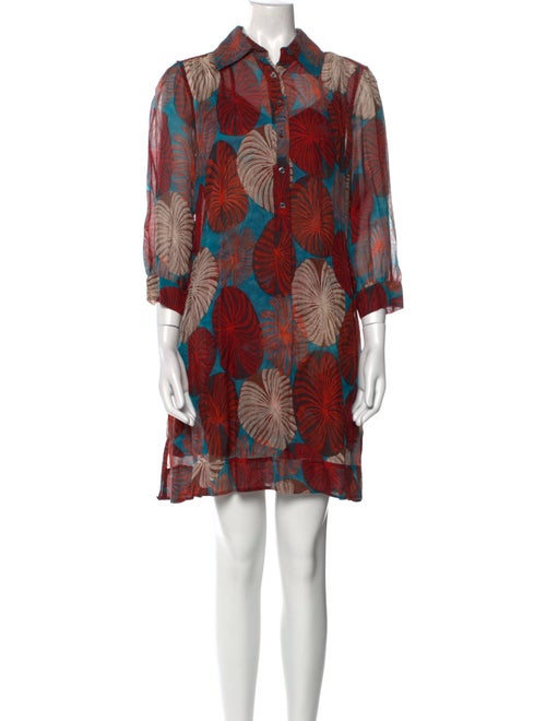 Diane von Furstenberg Printed Mini Dress
