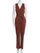 Diane von Furstenberg Silk Printed Jumpsuit