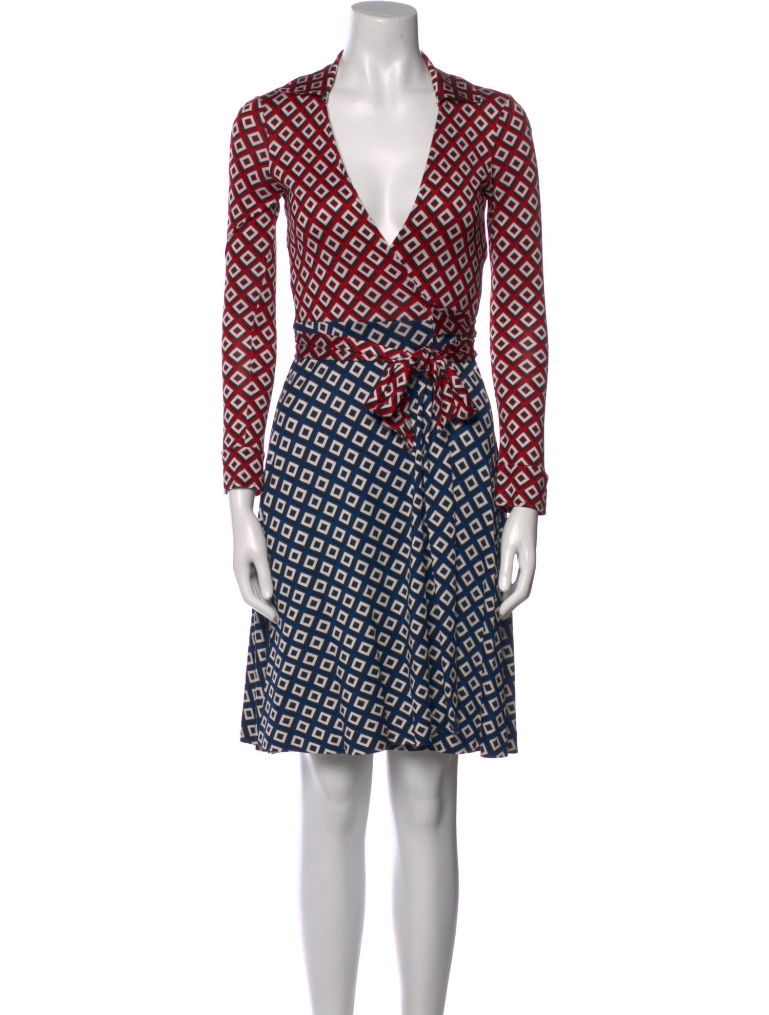 Diane von Furstenberg Silk Knee-Length Dress