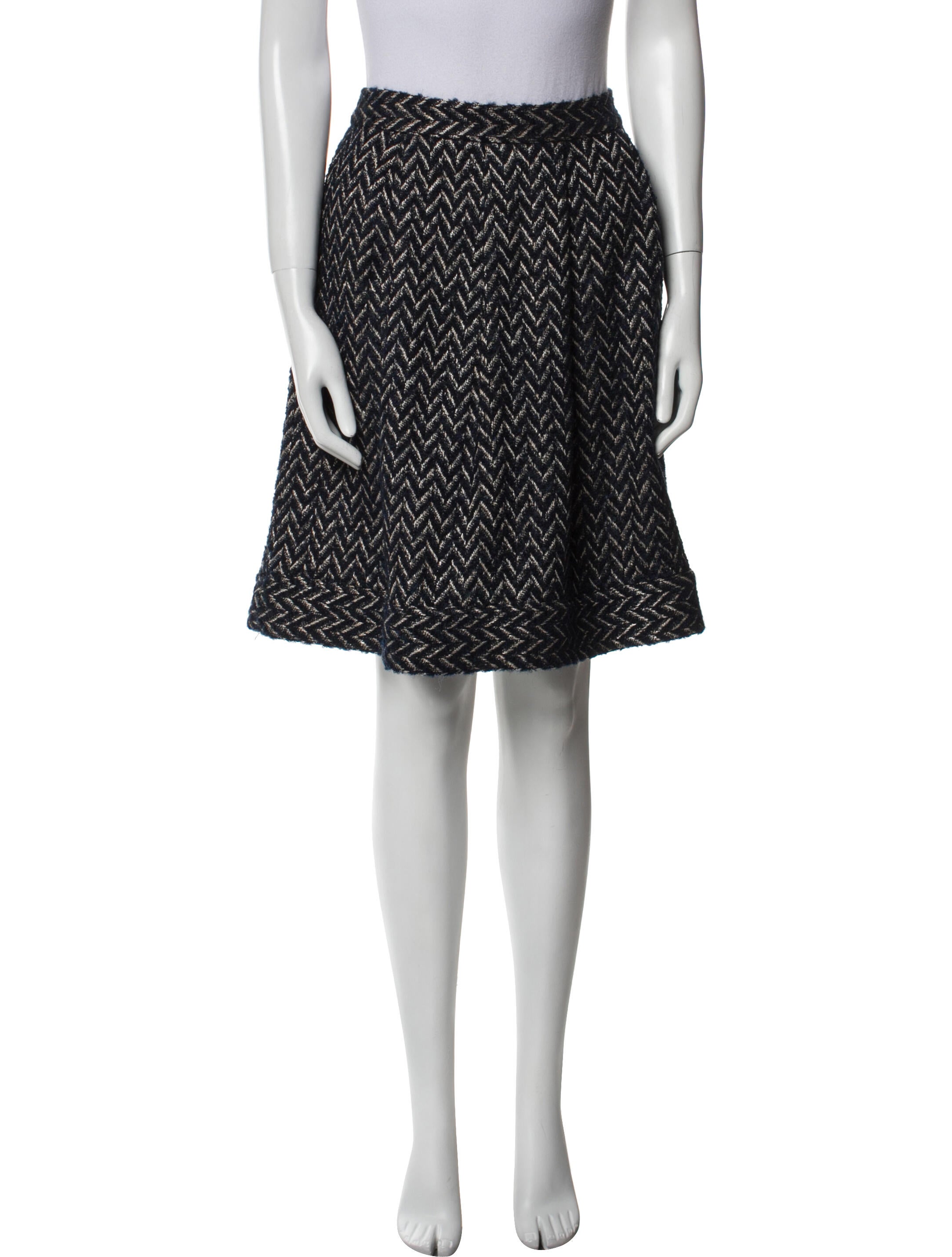 Diane von Furstenberg Printed Knee-Length Skirt