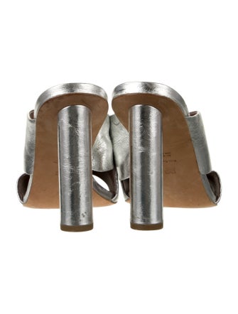 Diane von Furstenberg Leather Slides