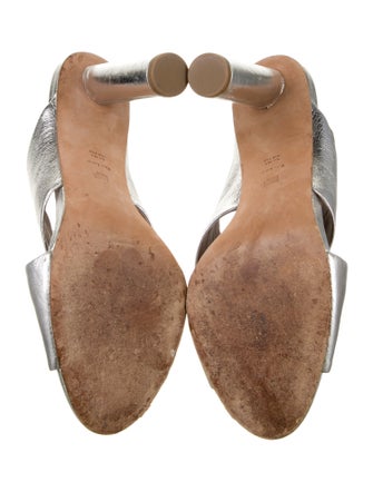 Diane von Furstenberg Leather Slides