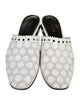 Diane von Furstenberg Leather Printed Mules