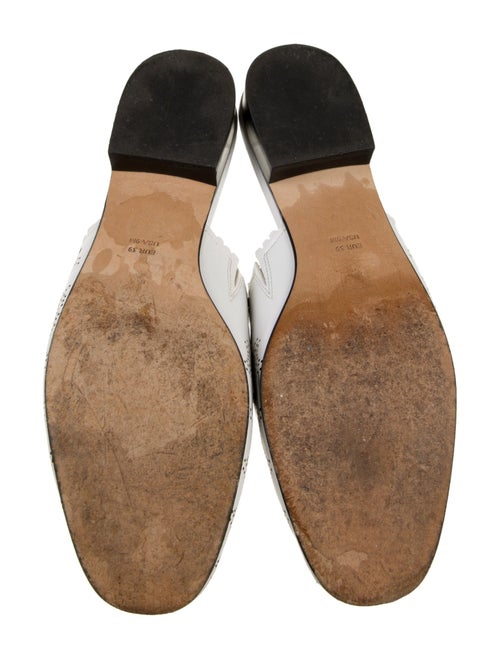 Diane von Furstenberg Leather Printed Mules