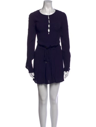 Diane von Furstenberg Crew Neck Knee-Length Dress