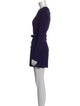 Diane von Furstenberg Crew Neck Knee-Length Dress
