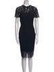 Diane von Furstenberg Lace Pattern Midi Length Dress