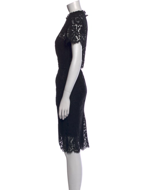 Diane von Furstenberg Lace Pattern Midi Length Dress
