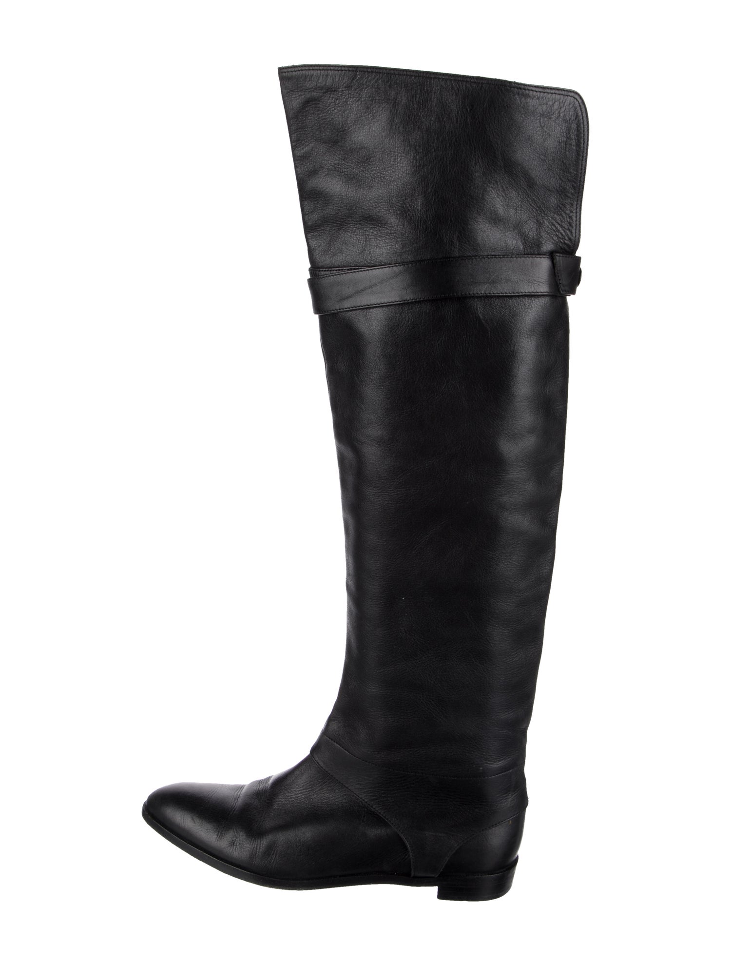Diane von Furstenberg Leather Riding Boots