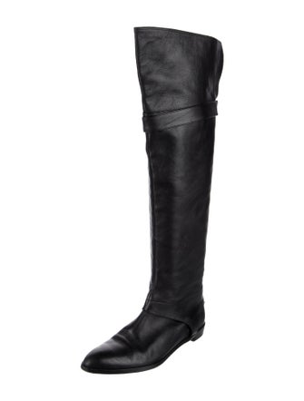 Diane von Furstenberg Leather Riding Boots