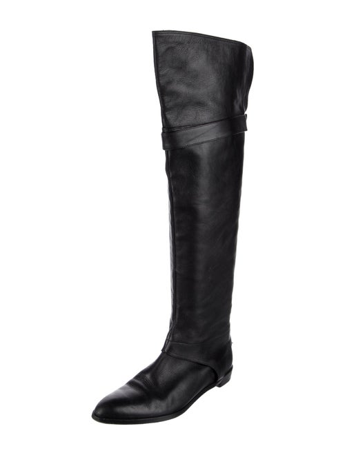 Diane von Furstenberg Leather Riding Boots