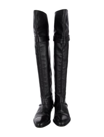 Diane von Furstenberg Leather Riding Boots
