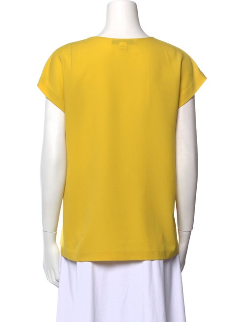 Diane von Furstenberg Scoop Neck Short Sleeve T-Shirt